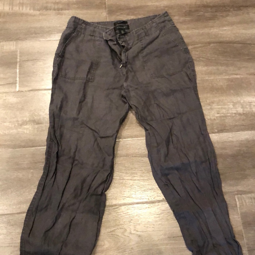Tahari pants (100% linen)